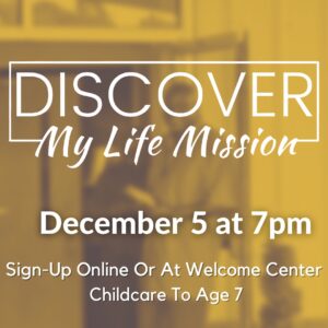 graphic for discover my life mission