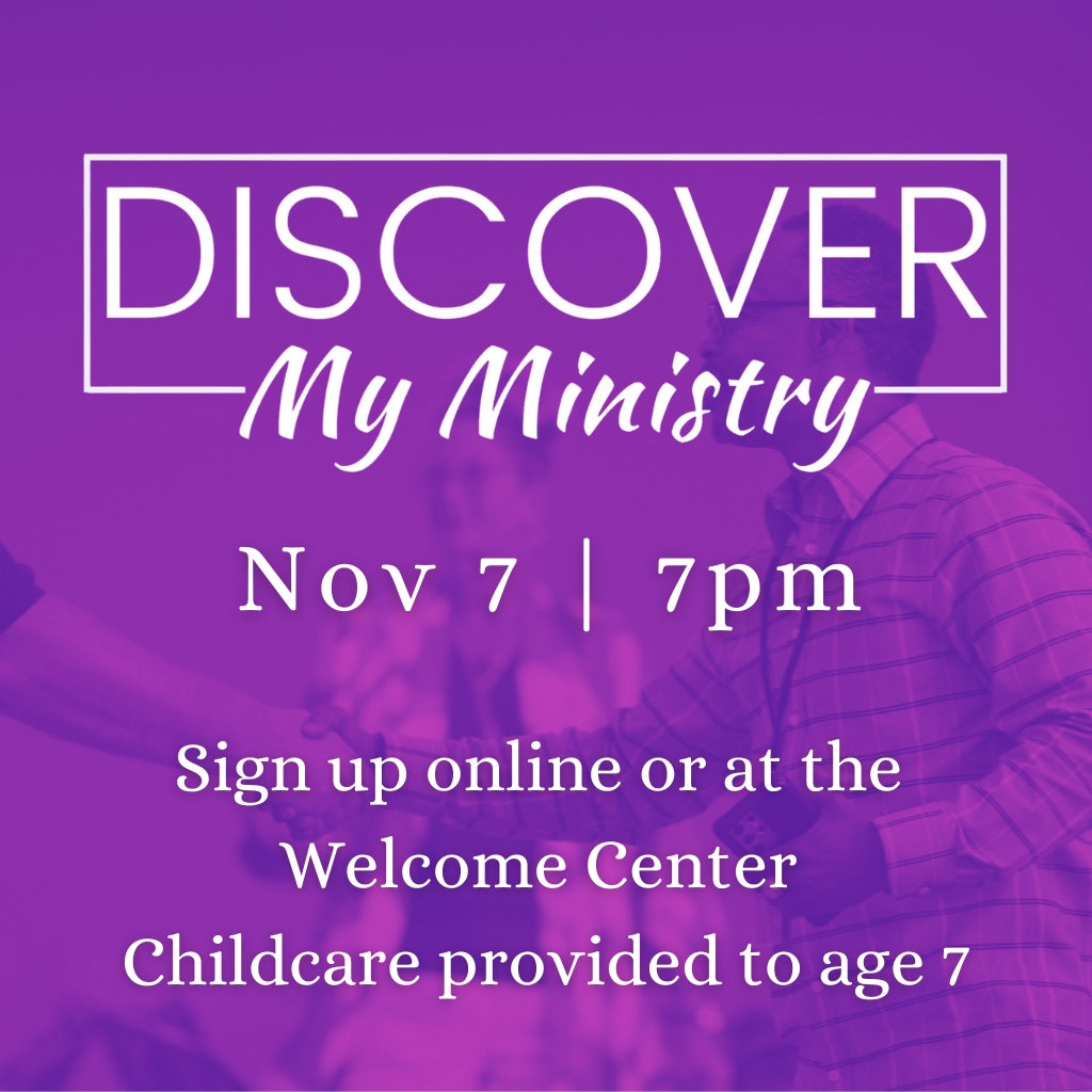 graphic for Discover My Ministry class